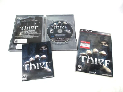 Sony PS3 Thief with Bonus Steelbook Packaging Bank Heist DLC Eidos Square Enix M - Image 1 of 4
