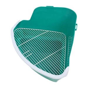 Rabbit Litter Box Premium Plastic Spill Proof Easy To Fix For Small Animals OSI - Picture 1 of 22