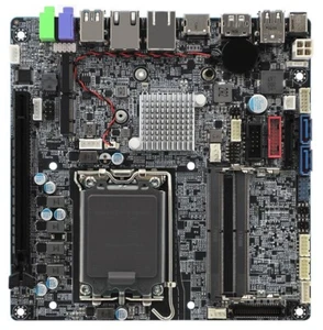 Intel 14th Gen DP HDMI M.2 NVMe 2.5G H610E PCIe LGA1700 12V Mini ITX Motherboard - Picture 1 of 11