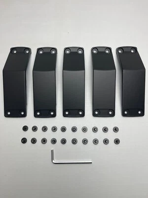 KMC XD Series Matte Black Wheel Inserts 5 pack W/Screws LG1406-51 - Image 1 of 3