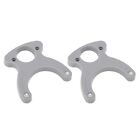 Fdit 2Pcs Router Table Insert Plate Wrench, Portable Plastic Ring Wrench for Woo
