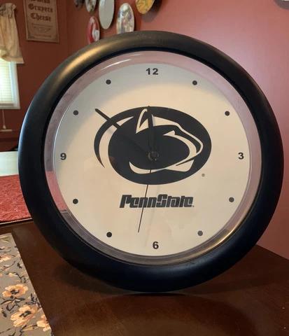 NCAA  Nittany Lions Penn State Glass Wall or Desk Clock Cover