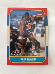 2001-02 Fleer Platinum 15th Anniversary Edition Reprint #2 Karl Malone Jazz - Picture 1 of 2