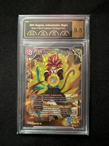 Dragon Ball Card Game-SS4 GOGETA, INDOMITABLE MIGHT - SR -GEM MINT 9.5 - Bild 1 von 1