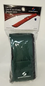 Sportcraft Cue Case Green with Black Trim Durable Rip Stop Nylon Case - Picture 1 of 4