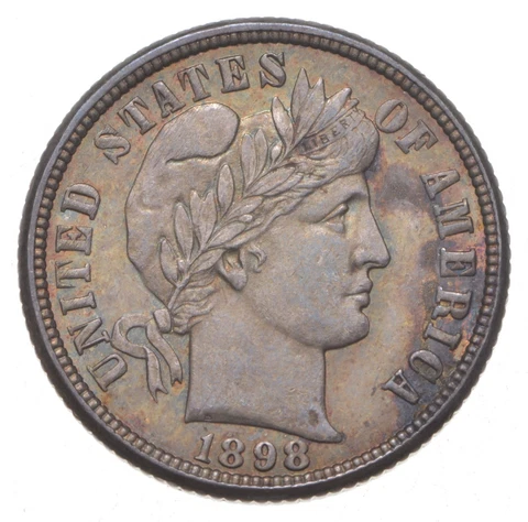 1898-O Barber Dime *9738 Cover