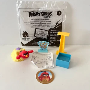 McDonalds Happy Meal Toy The Angry Birds Película Juego #1 2016 Coleccionable - Imagen 1 de 5