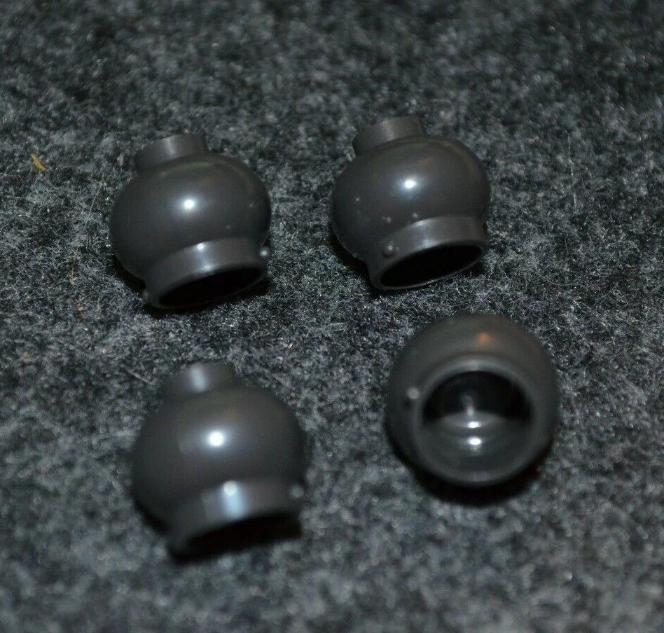 4 ~ Dark Silver Decorative / Ornate Inverted Utensil Pot Brick Bricks ~ New Lego - Image 1 of 1