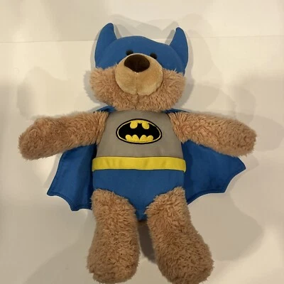 Gund DC Comics 14" Batman Oso de Peluche Azul Gris Coleccionable Oso Muñeca de Peluche  Foto 1 de 4
