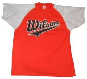 NWT Vintage Wilson Big Men Graphic T-shirt Short Sleeve Men's 2XL Red Gray - Picture 1 of 5