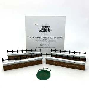 Dept 56 Churchyard Fence Extensions 58076 Dickens Village Porcelain Accessory 92 - Picture 1 of 24