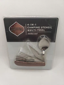 Camping 4 In 1 Multi-Tool Fork Spoon Knife Bottle Opener - BRAND NEW - Picture 1 of 3