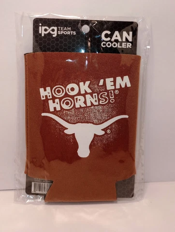 Texas Longhorns University Insulated Can Sleeve Brand New Collegiate Cover
