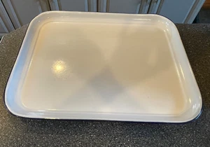 Awesome Large Enamel/Granite blue/green speckled Tray - Picture 1 of 7