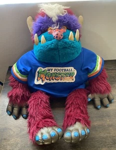 JUGUETE DE PELUCHE VINTAGE MY PET FÚTBOL MONSTRUO 1986 AMTOY GRANDE 25" PULGADAS - Imagen 1 de 24