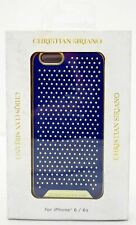 NEW Christian Siriano iPhone 6/6s Hard Shell Case BLUE/GOLD Stud Accents Apple