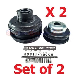GENUINE Nissan Patrol Y61 1st 1 Row Front Body Chassis Mount Mounting Rubber Kit - Picture 1 of 3