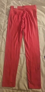 Girls Large Justice Pink Leggings - Picture 1 of 3