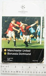 1997 programme Manchester United v. Borussia Dortmund, UEFA Champions League - Picture 1 of 1