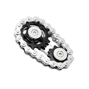 Bicycle Chain Fidget Spinner Long-lasting Hand Metal Bike Chains Toy for Stress - Picture 1 of 11