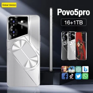 7.3 HD inch Android 13 phone 72MP+108MP 8+256GB 16+1TB Dual sim Face Access - Picture 1 of 14