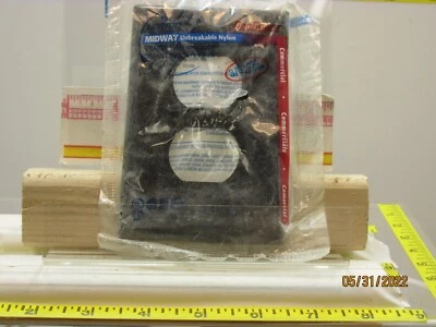 El anuncio es para: (1) Placa de pared dúplex mediana de 1 velocidad Leviton R40-P-J8, marrón Foto 1 de 4