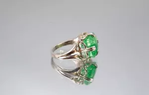 9.12 Ct Certified Natural Emerald Ring (Certificate Included) - Picture 1 of 3