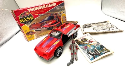 1986 Kenner Thunderhawk маска M.A.S.K. Thunder Hawk Matt Trakker и 1 бомба с коробкой - Изображение 1 из 4