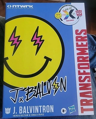 Hasbro Transformers Generations Collaborative J Balvin Balvintron Original Box - Image 1 of 2