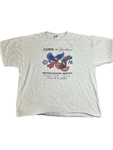 Vintage 2003 Chicago Cubs Vs NY Yankees Series T-Shirt Size XXL Delta Pro - Bild 1 von 4