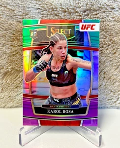 2022 Panini Select UFC - Karol Rosa Green and Purple Prizm Rookie Concourse - #3 - Picture 1 of 2