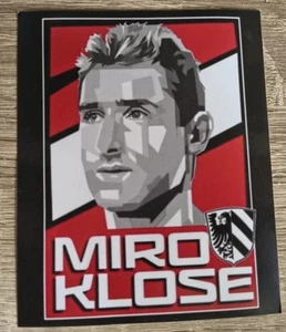 Nürnberg Aufkleber MIRO KLOSE 10 Stück Ultras 1. FC Nürnberg 9x11 Nordkurve - Bild 1 von 2