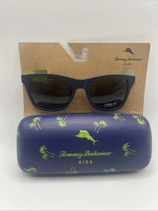 Boy's Tommy Bahama Sunglasses & Hard Case - Kids = NEW Palm Tree Design - Picture 1 of 3
