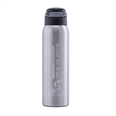 Water Bottle Mountain Bike Bicycle Kettle Cycling Thermos Stainless Steel 500ml - Image 1 of 4