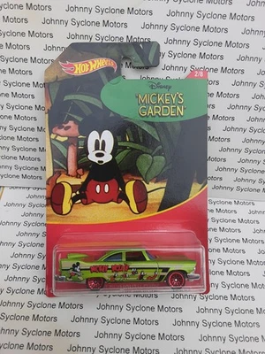HOT WHEELS DISNEYS MICKEYS GARDEN 1957 PLYMOUTH FURY 2/8 MICKEY MOUSE - Image 1 of 2