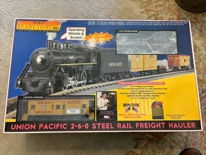 MTH Rail King union Pacific 2-6-0 steel rail freight hauler set New In Box - Picture 1 of 7