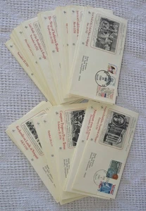 1978-1984 LOTE de (45) cubiertas de caché del bicentenario de Estados Unidos FDC - Imagen 1 de 7