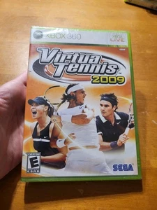 Xbox 360 Virtua Tennis 2009 SEGA BRANDNEU FACTORY SEALED LESEN - Bild 1 von 6
