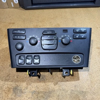Conjunto de control de clima de temperatura principal para tablero delantero Volvo S60R 2004-2007 OEM Foto 1 de 4