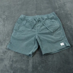Katin Shorts Mens Small Blue Corduroy Cord Local Surf Drawstring 6" - Picture 1 of 10