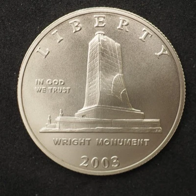 Medio dólar vestido conmemorativo primer vuelo 2003 *P* UNC **Envío gratuito**CC60 Foto 1 de 2