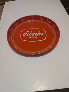 Vintage 70er Jahre Schaefer Bier Tablett 12" Canco - Bild 1 von 8