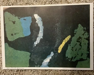 Sister Mary Corita Kent Poster Night in the Midst of Her Course VTG 1968 Print - Picture 1 of 1