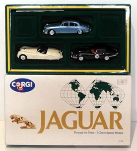 Corgi 1/43 Scale Diecast 97700 - Through The Year 3 Cassic Jaguar Model Set - Picture 1 of 2