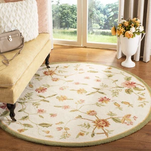 Safavieh Chelsea IVORY 8' X 8' Round Area Rug - HK263A-8R - Picture 1 of 3