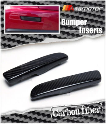 Replacement Carbon Fiber Rear Reflector Inserts fit for Mitsubishi EVO 10 Bumper - Image 1 of 2