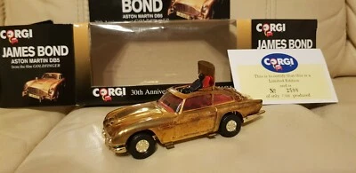 Corgi 96445 James Bond - GOLD Aston Martin DB5 (Goldfinger) Ltd Edit MINT - Image 1 of 4