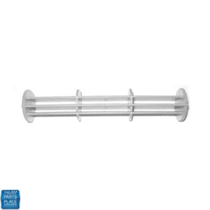 1964-72 GTO LeMans Tempest w/ A/C Center Dash AC Heater Vent Deflector Chrome EA - Picture 1 of 2