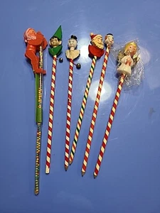 Vintage Weihnachten WEIHNACHTSMANN Spielzeug SÜSSIGKEITENBEHÄLTER Akrobat Blasform + mehr - Bild 1 von 9