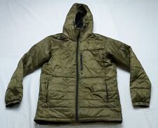 Mizuno Men's Thermal Plus Hooded Full Zip Jacket JW7 Olive Green Size 2XL